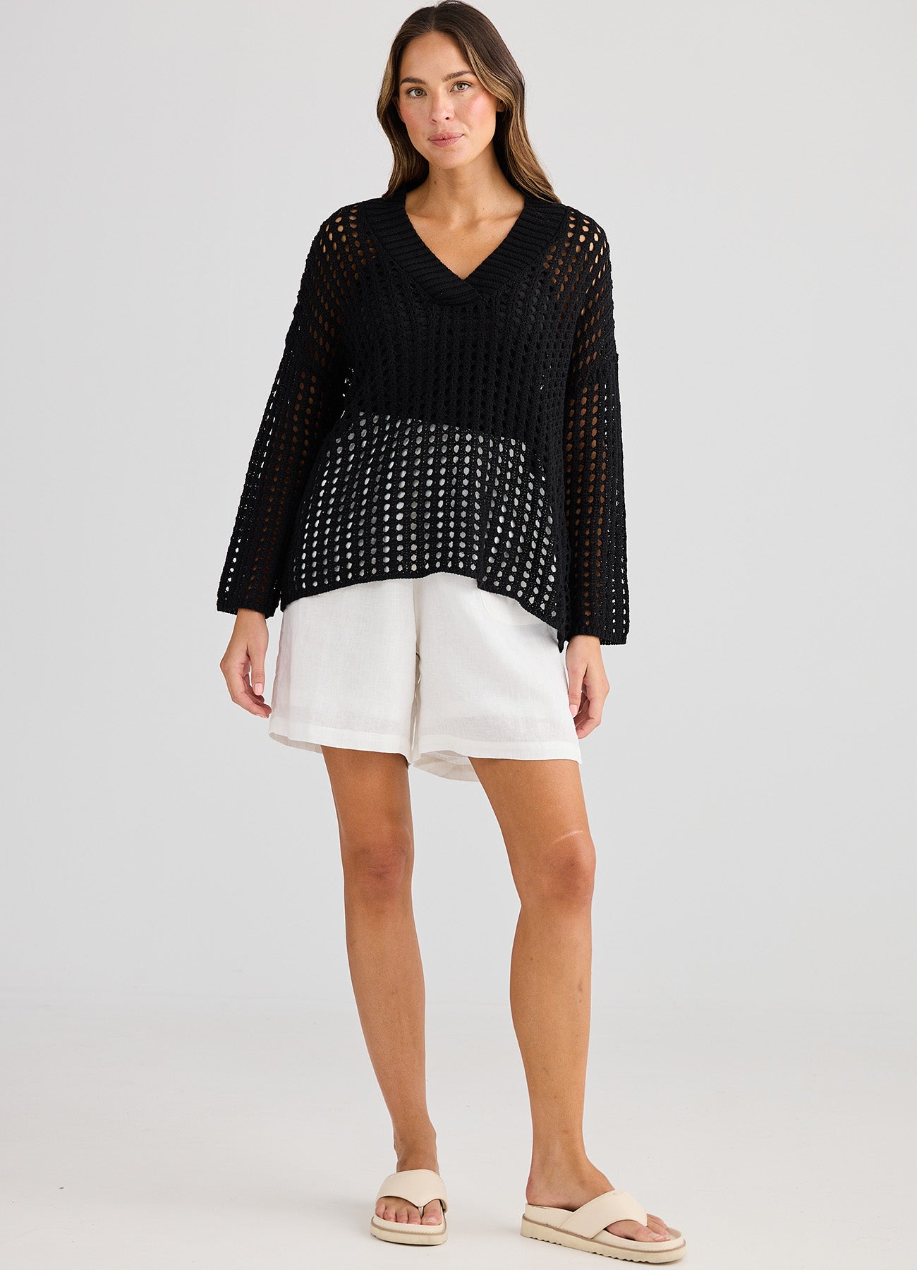 Sandcastle Knit : Black