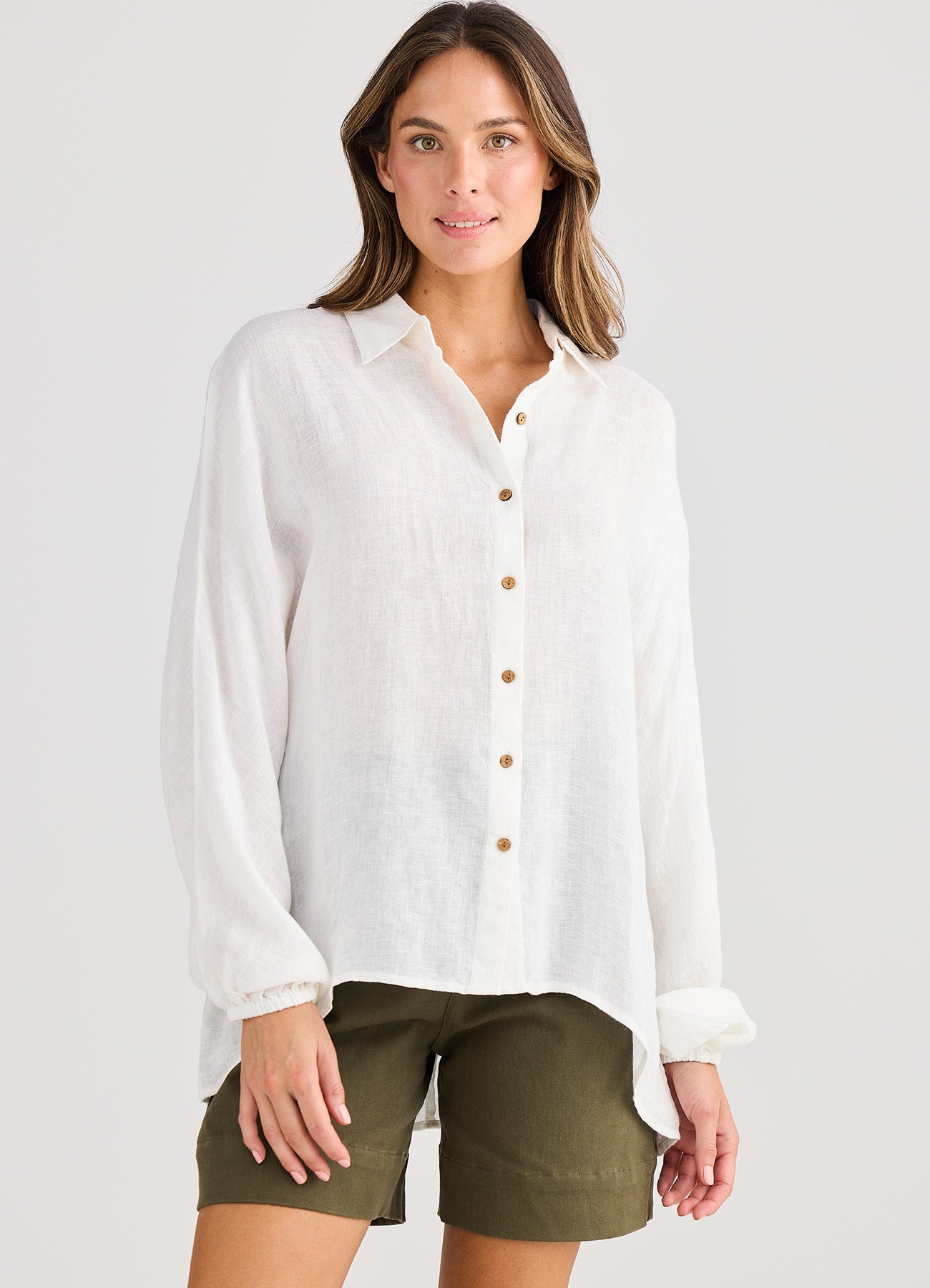 Cliffside Shirt : White
