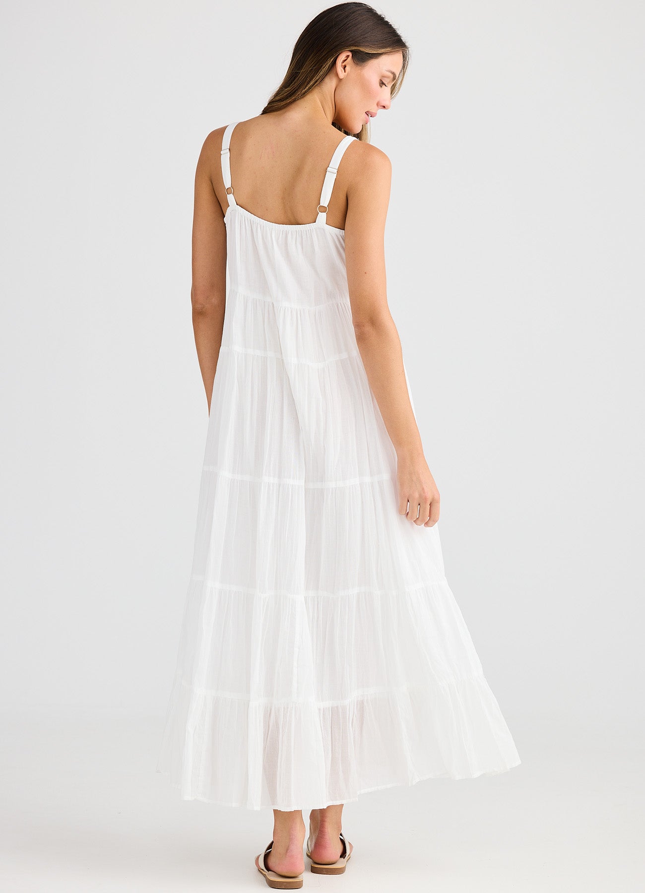 Evianna Dress : White