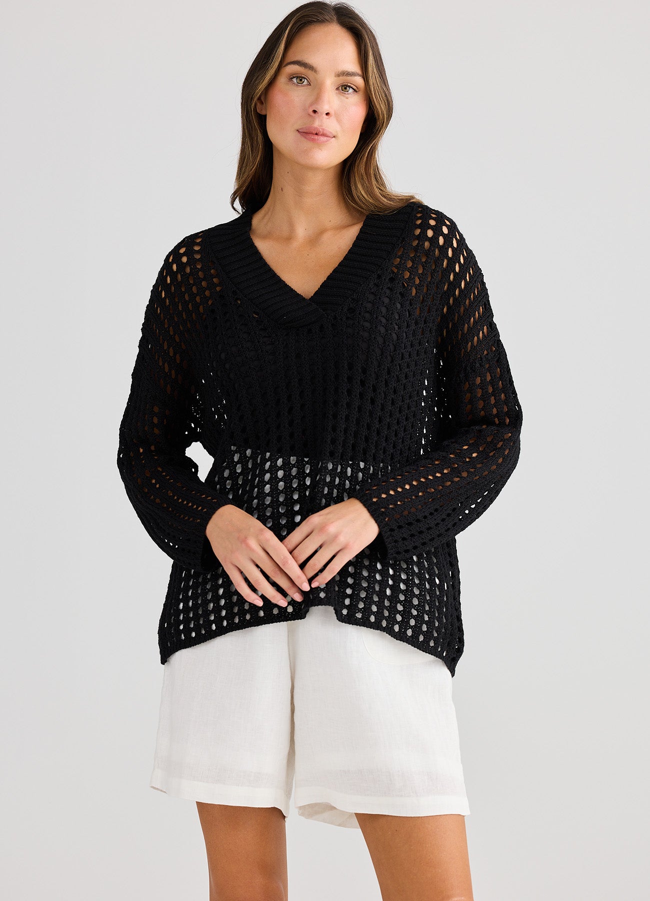 Sandcastle Knit : Black