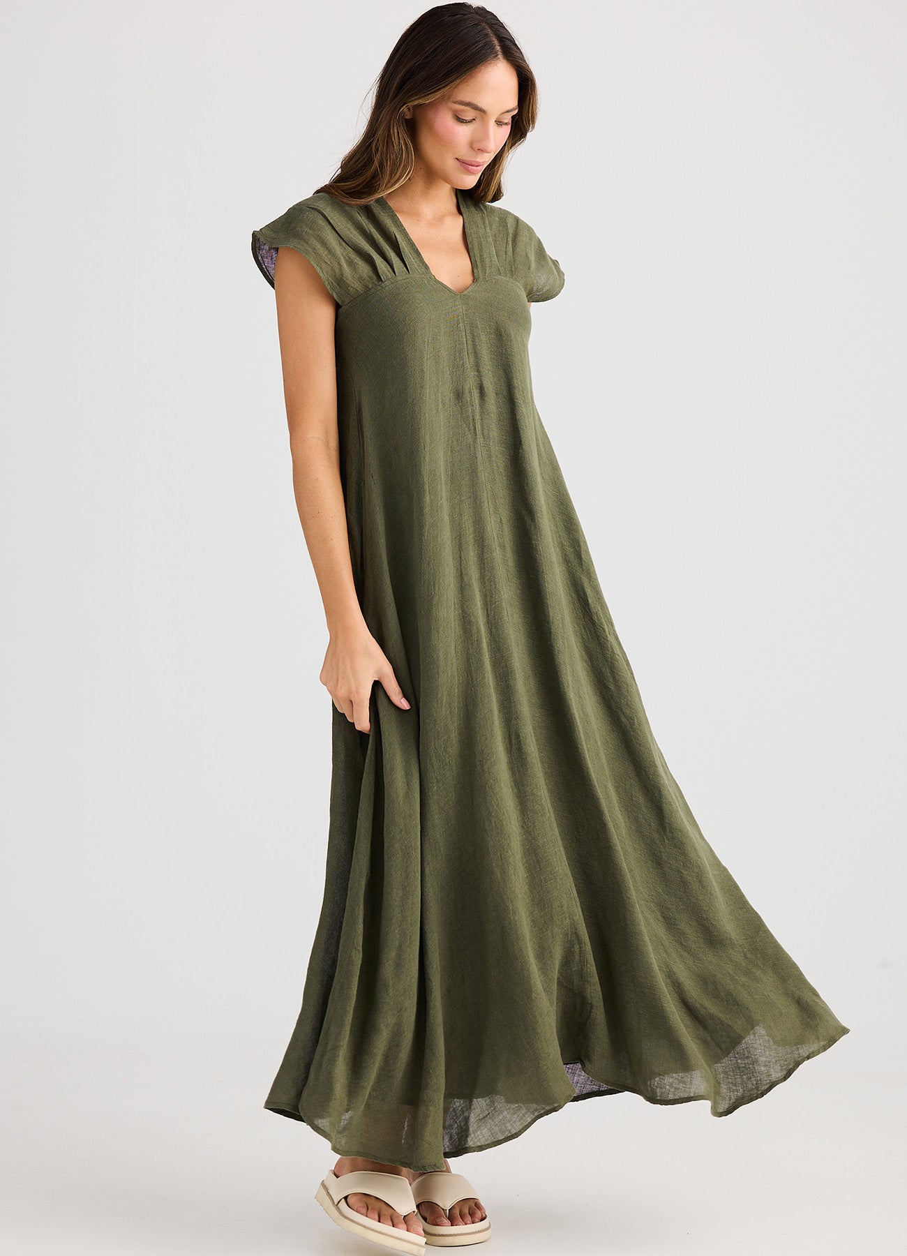 Sail Away Dress : Olive