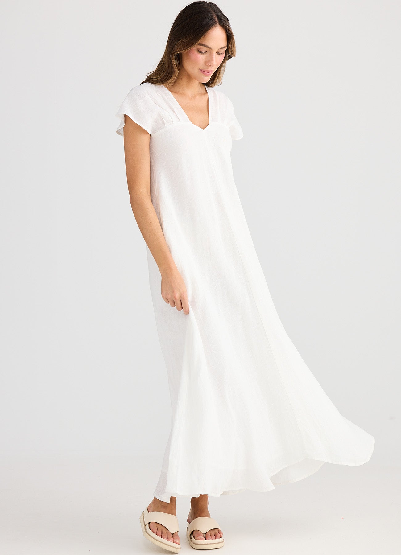 Sail Away Dress : White