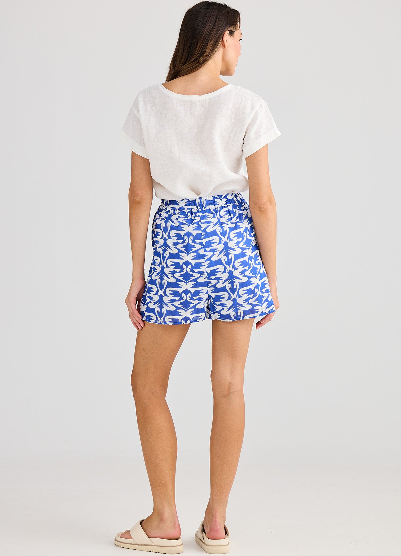 Soliel Shorts : Tile Print