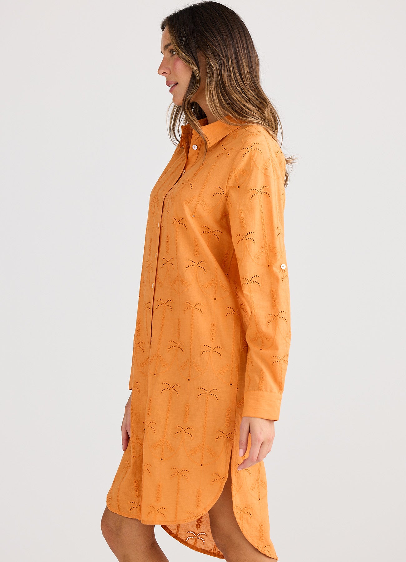 Palm Overshirt : Orange
