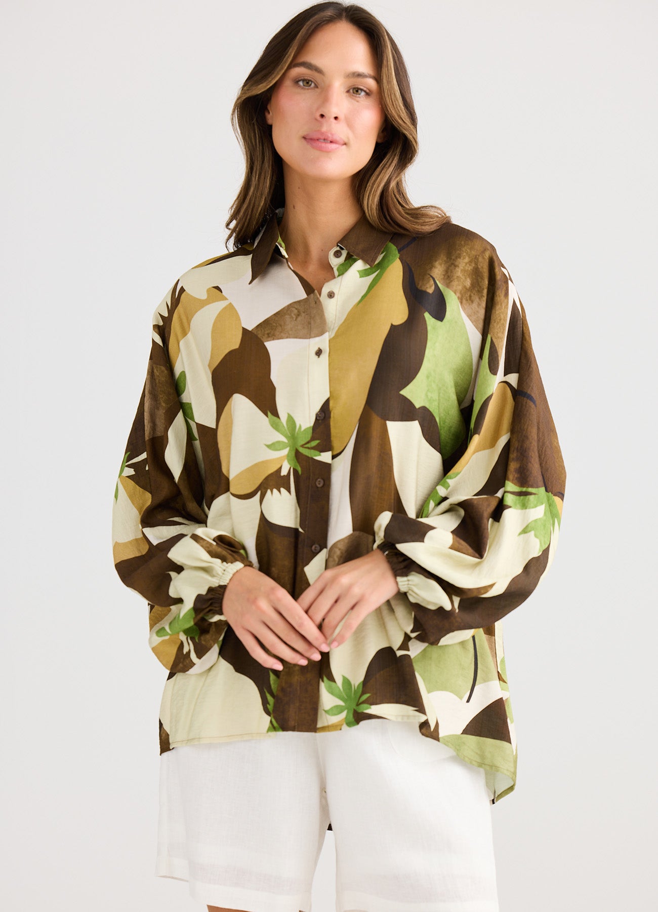 Cliffside Shirt : Jungle Print