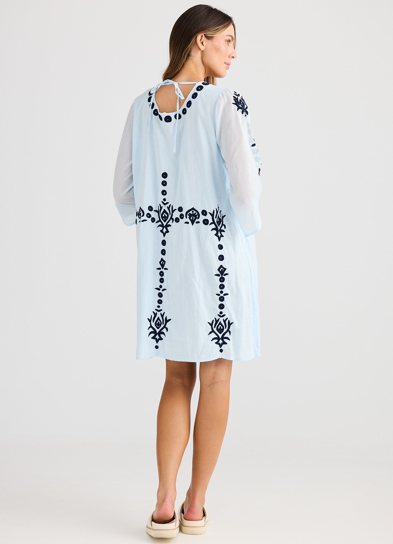 Sun Lounge Dress : Ice Blue
