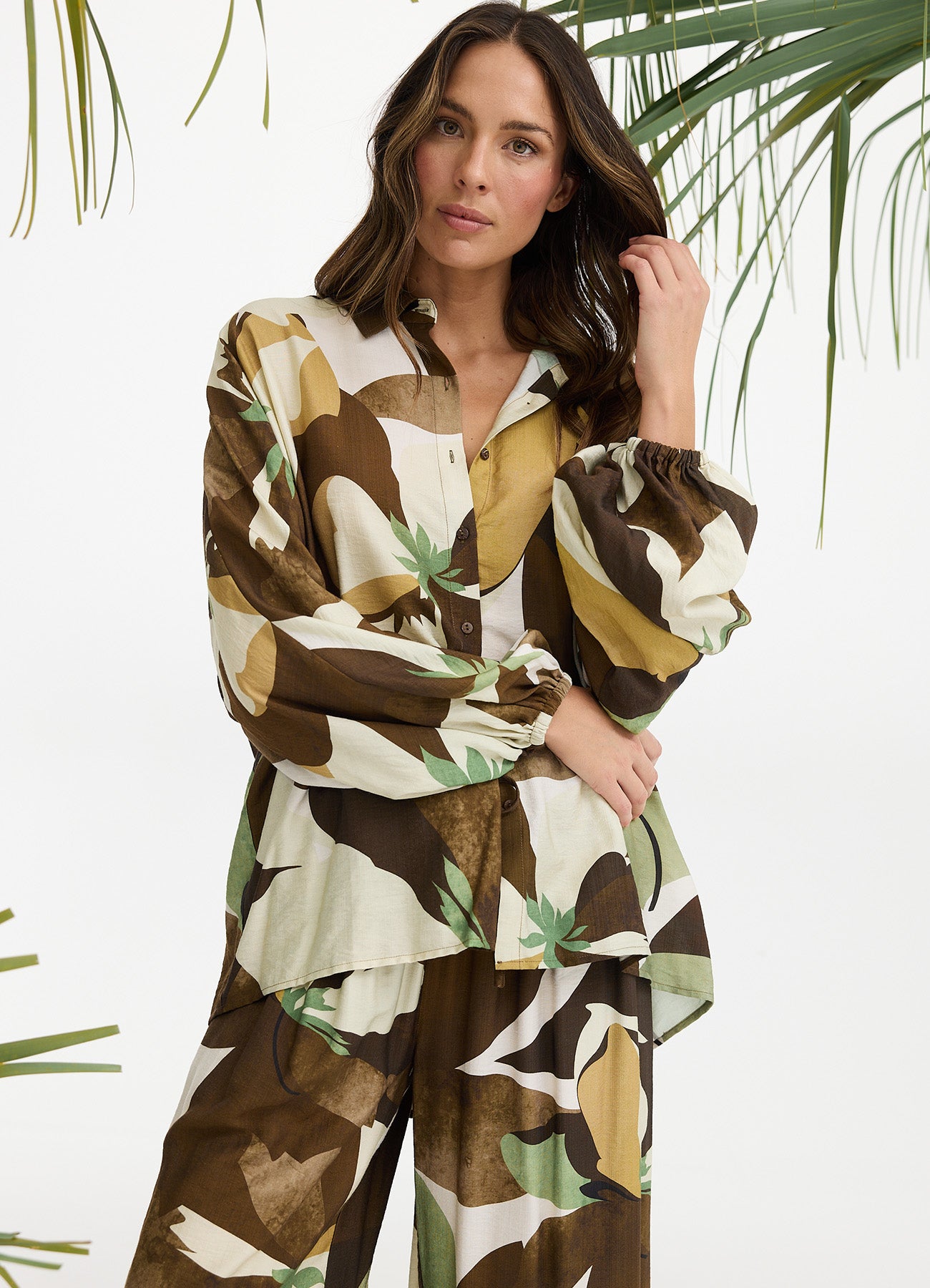 Cliffside Shirt : Jungle Print