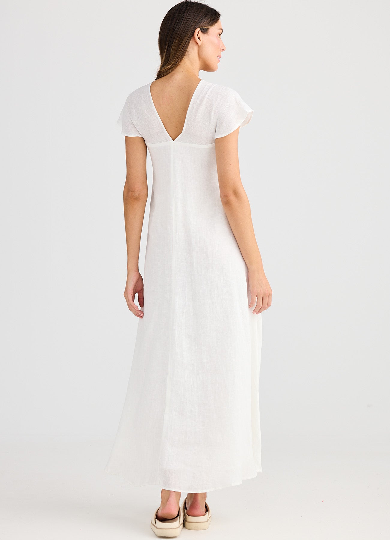 Sail Away Dress : White