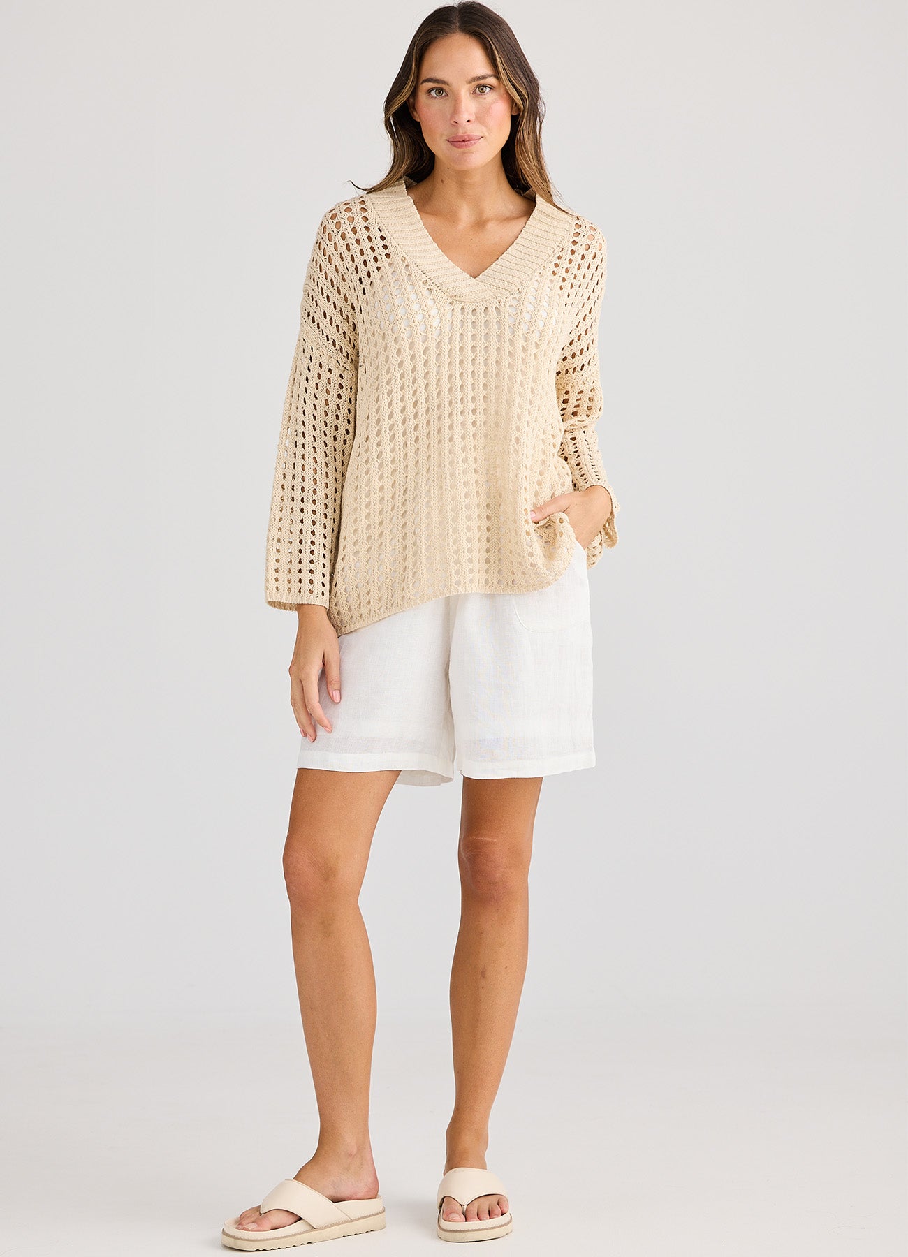 Sandcastle Knit : Natural