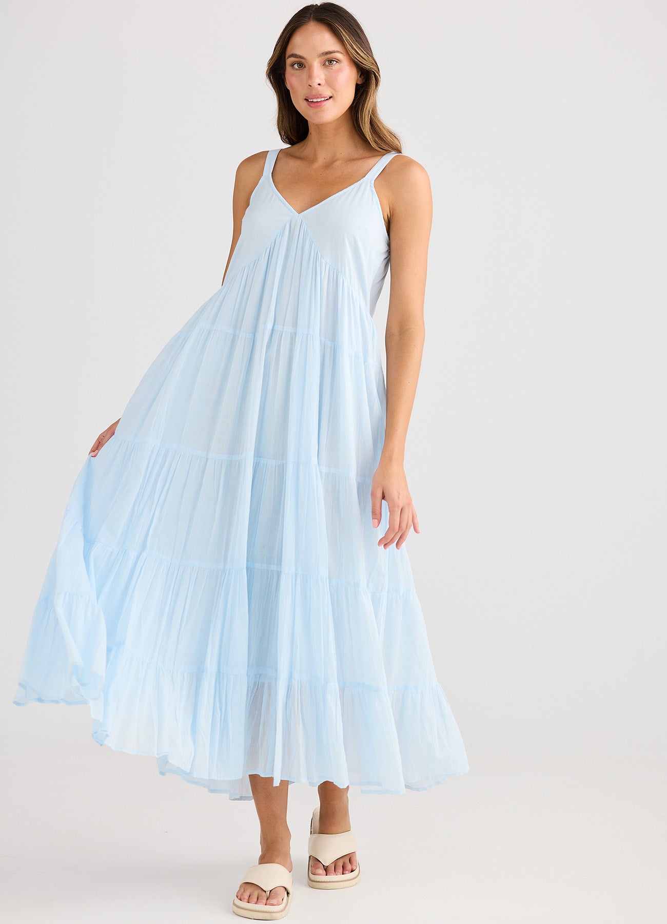 Evianna Dress : Ice Blue