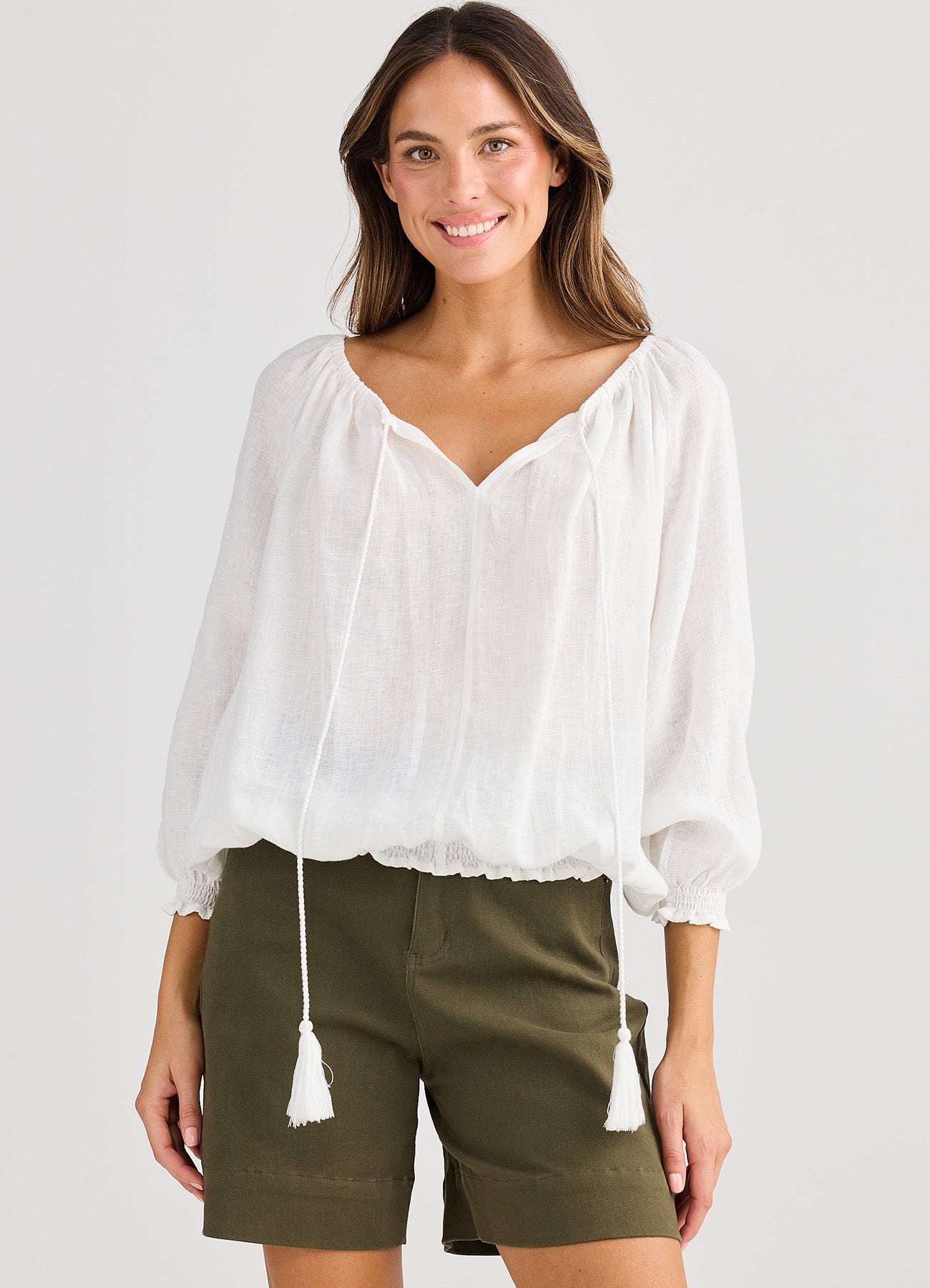 Seaside Top : White