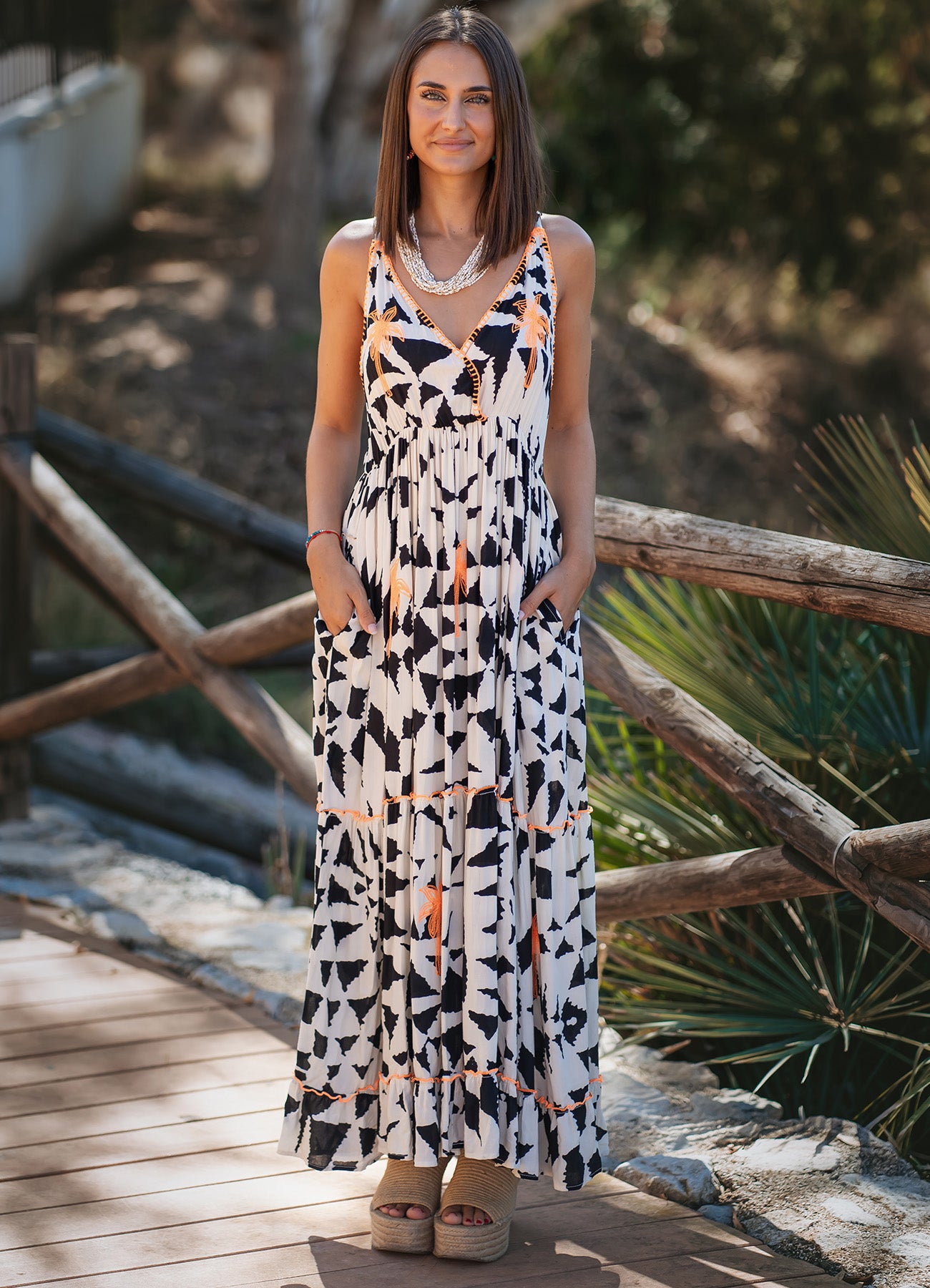 Long Dress : Print