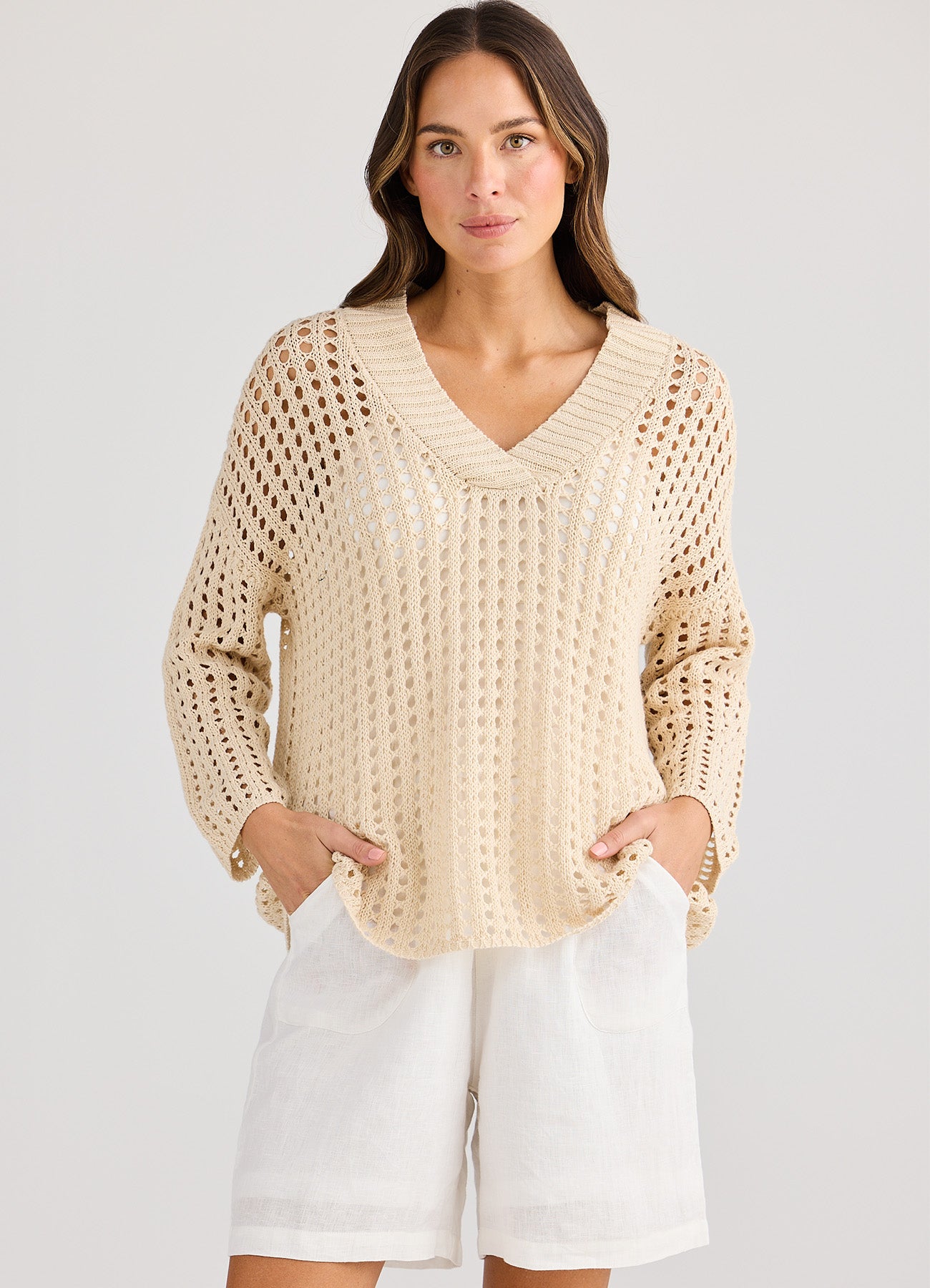Sandcastle Knit : Natural