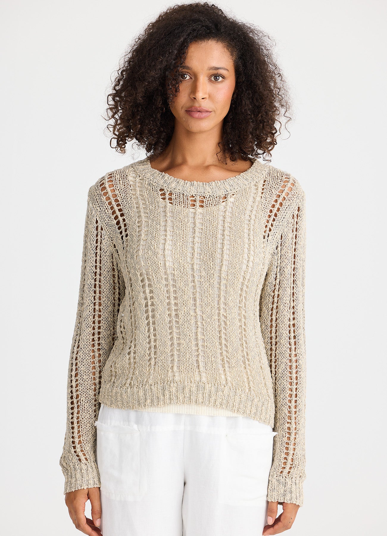 Raymond Knit : Oatmeal Marle