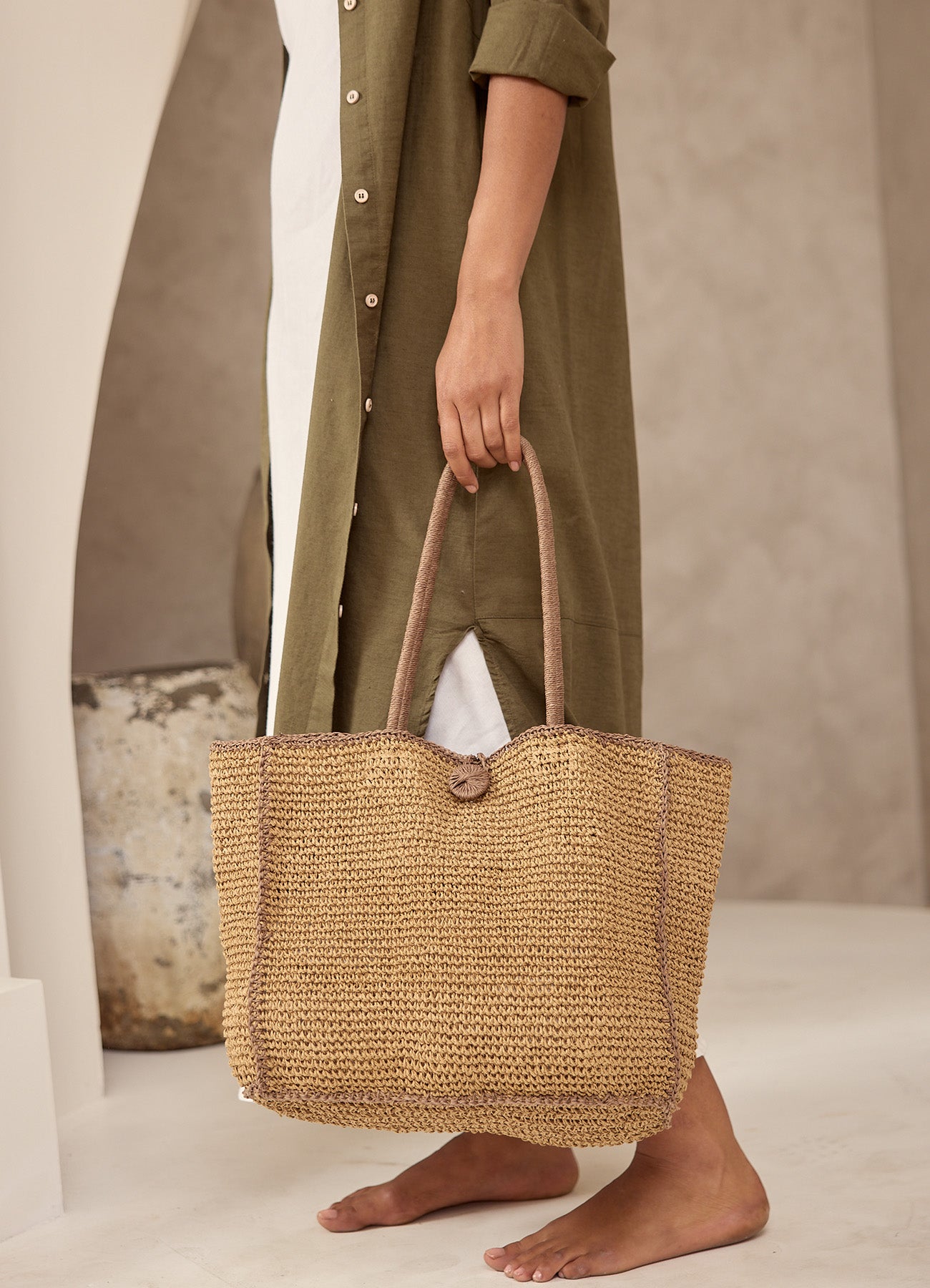 Vacation Tote : Brown