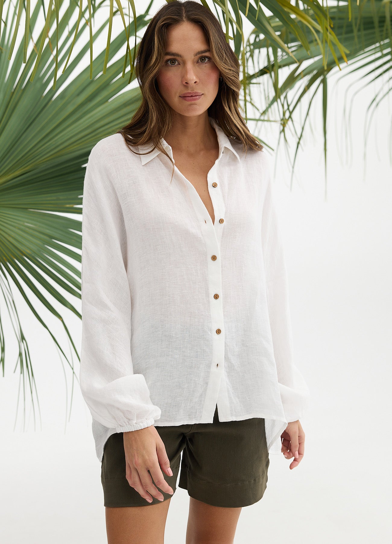 Cliffside Shirt : White