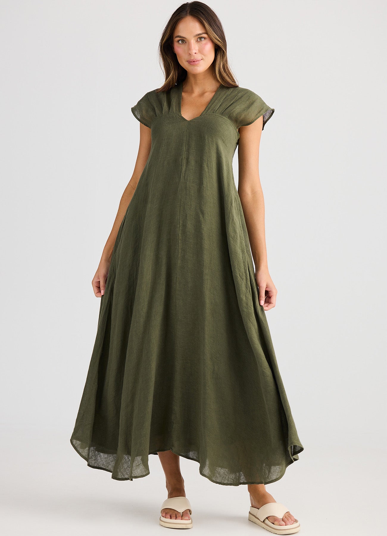 Sail Away Dress : Olive