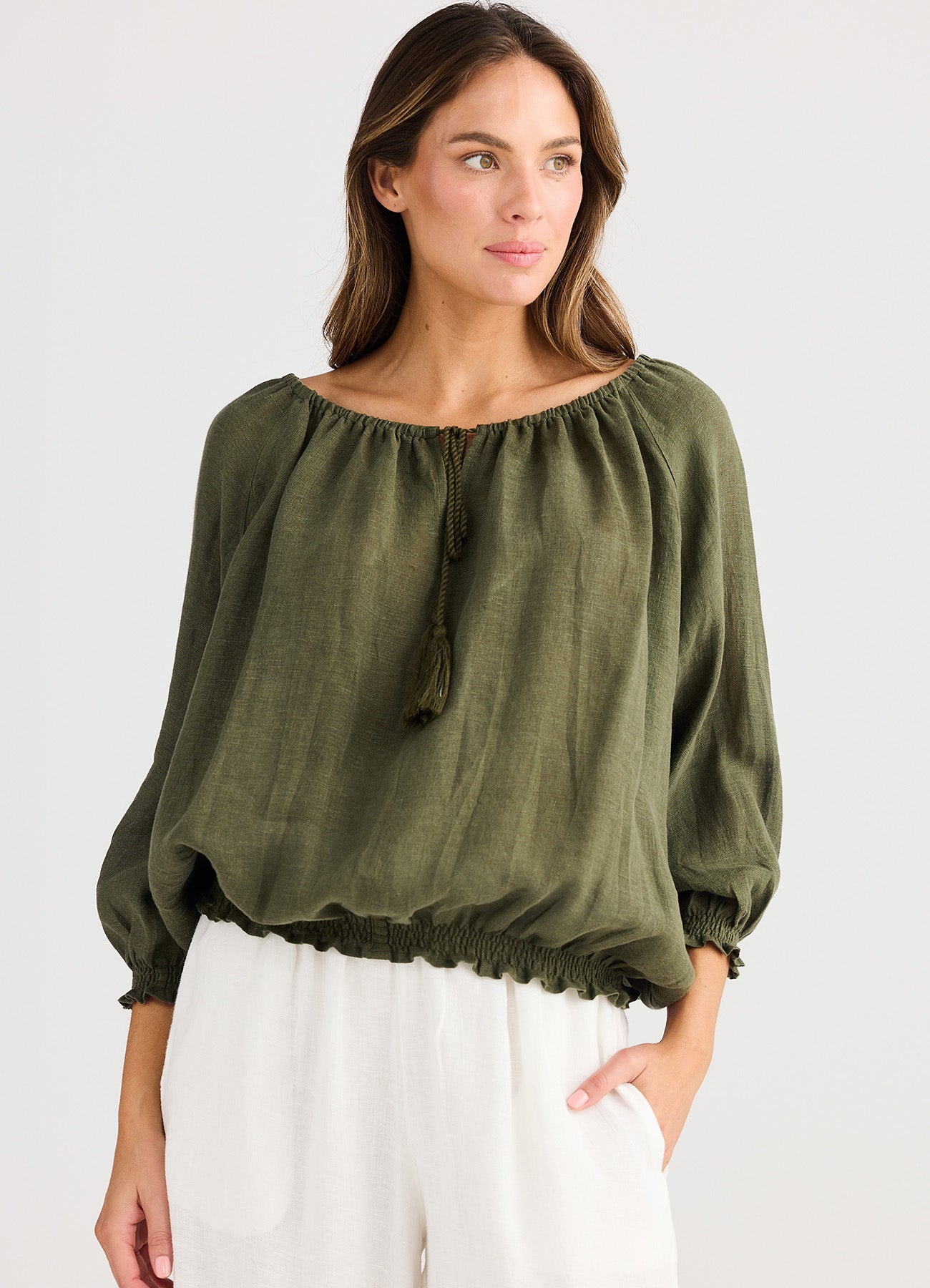 Seaside Top : Olive