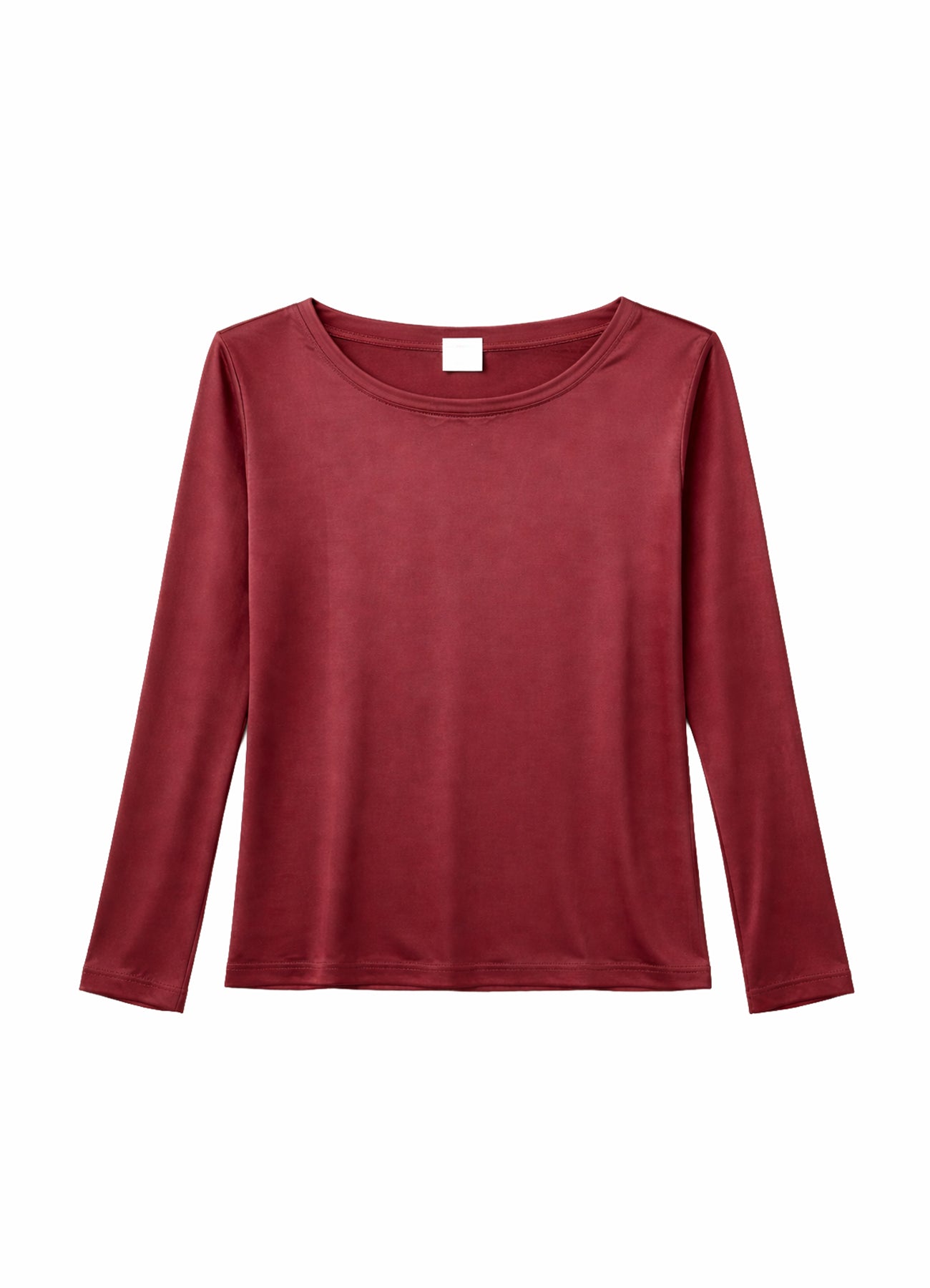 Top Satin Uni : Bordeaux