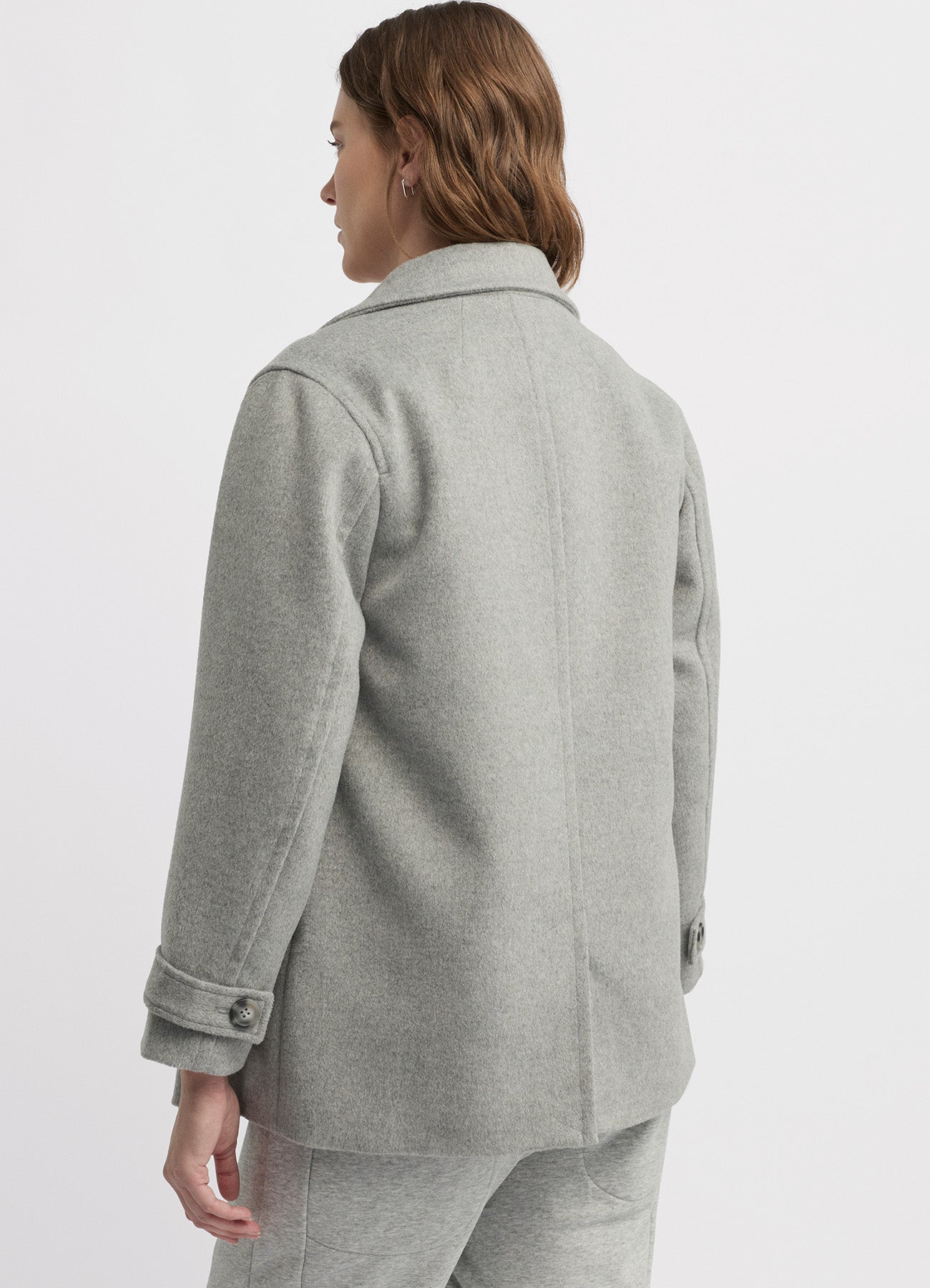 Shelter Coat : Silver Marle