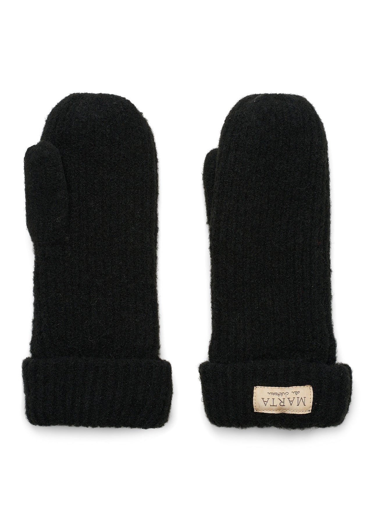 Marta Knit Mitten : Black
