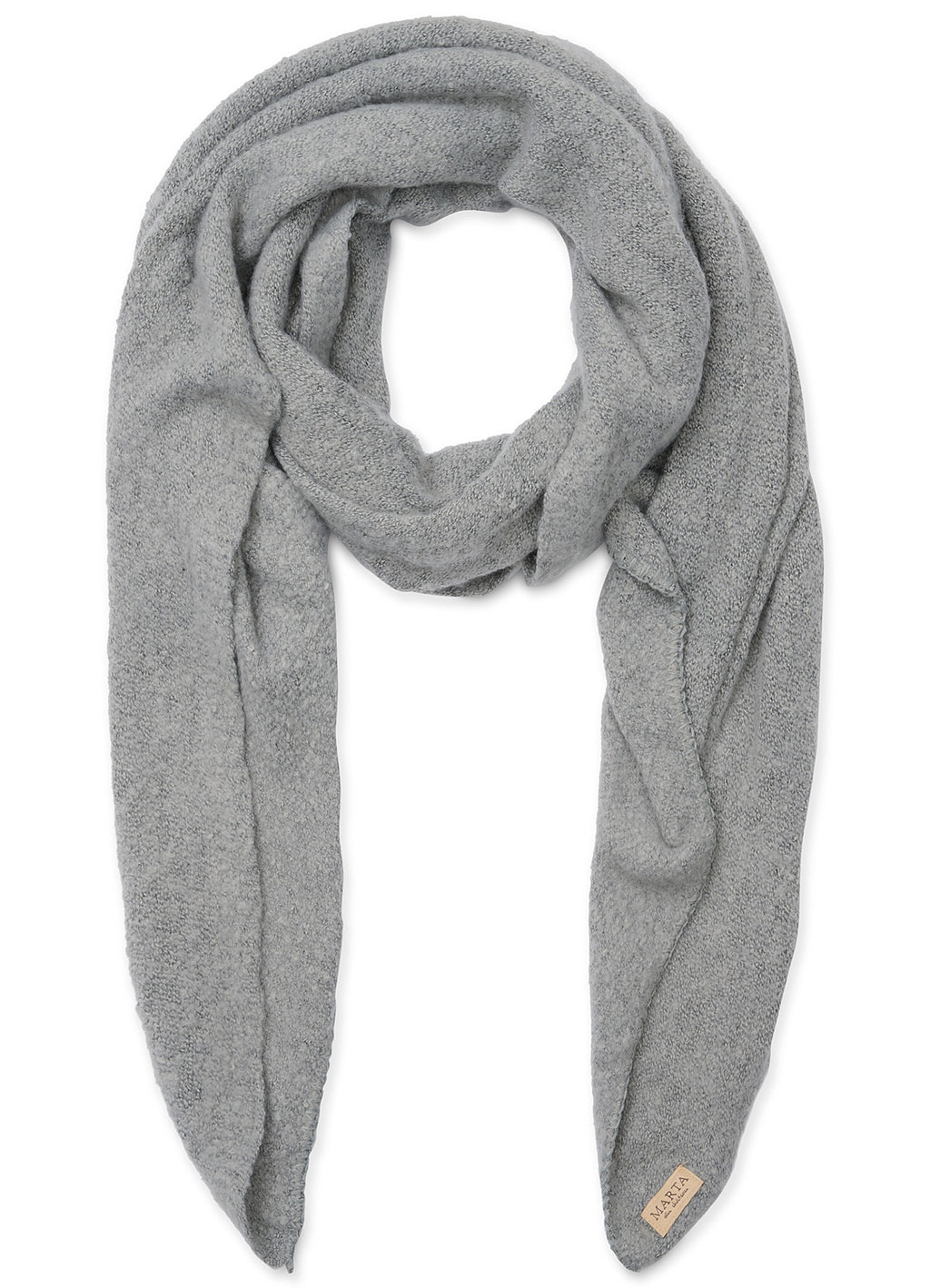 Scarf : Light Grey Melange