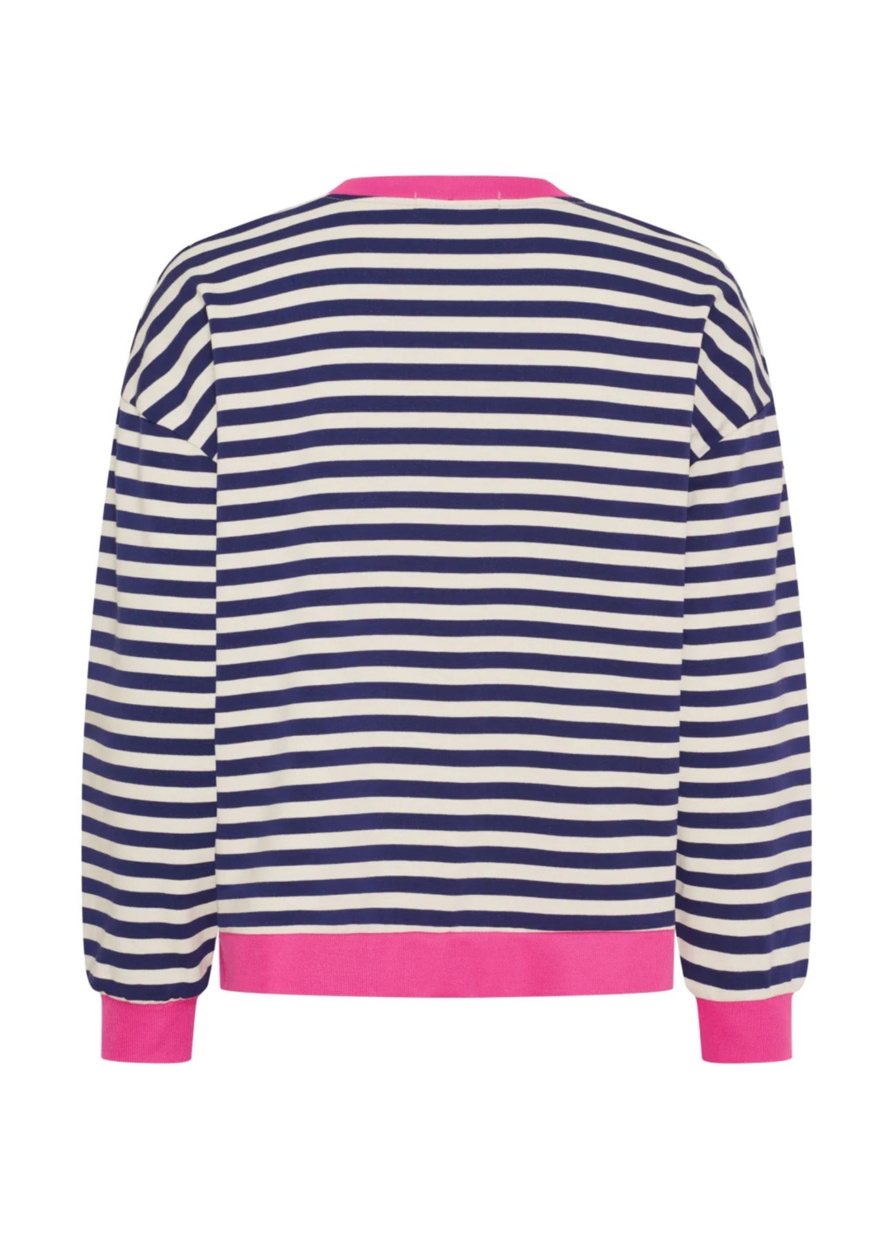 Mdcvilda Ls Tee : Navy/Fuxia