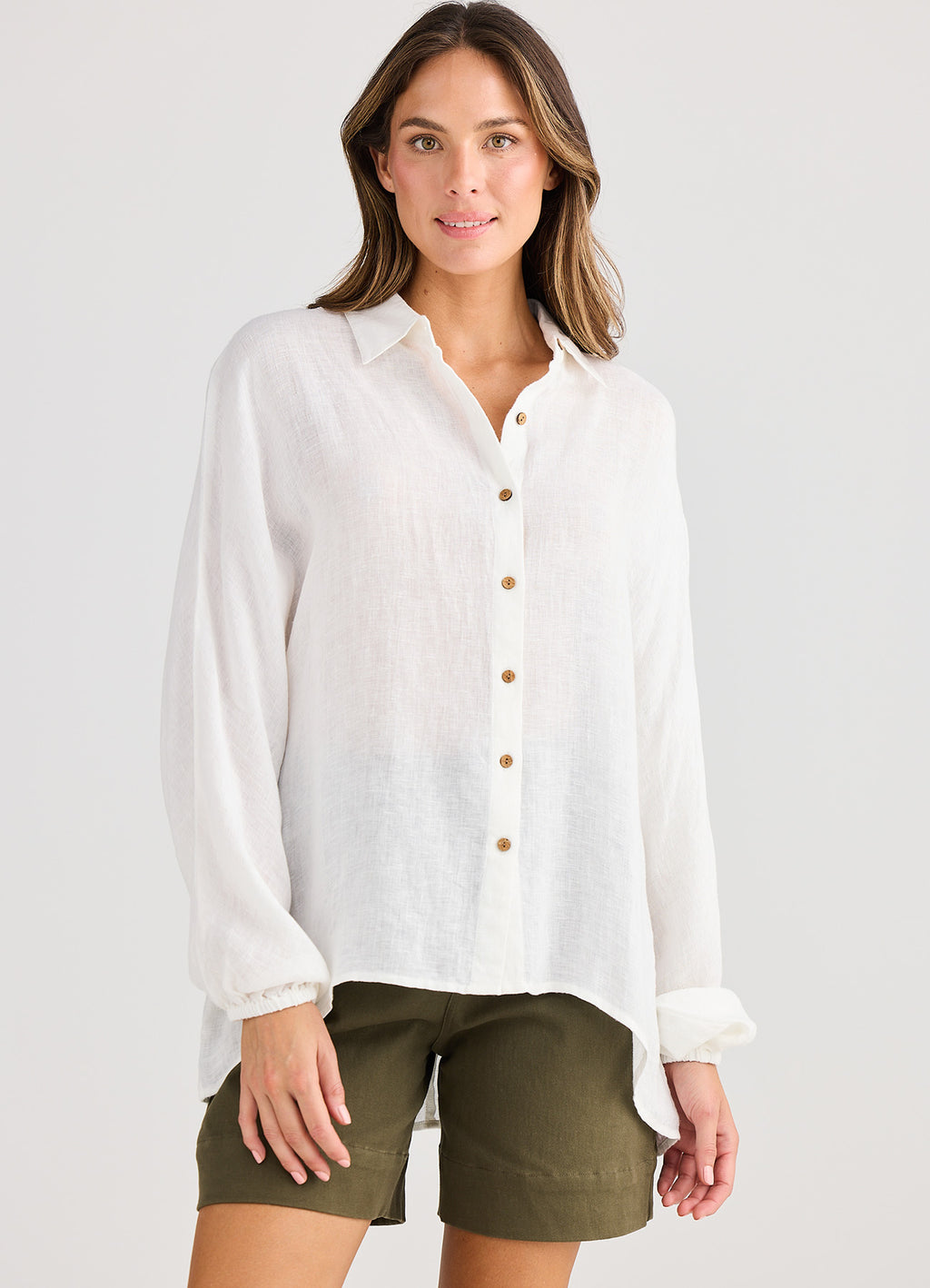 Cliffside Shirt : White