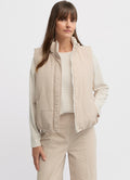 Levity Vest : Almond/Ecru