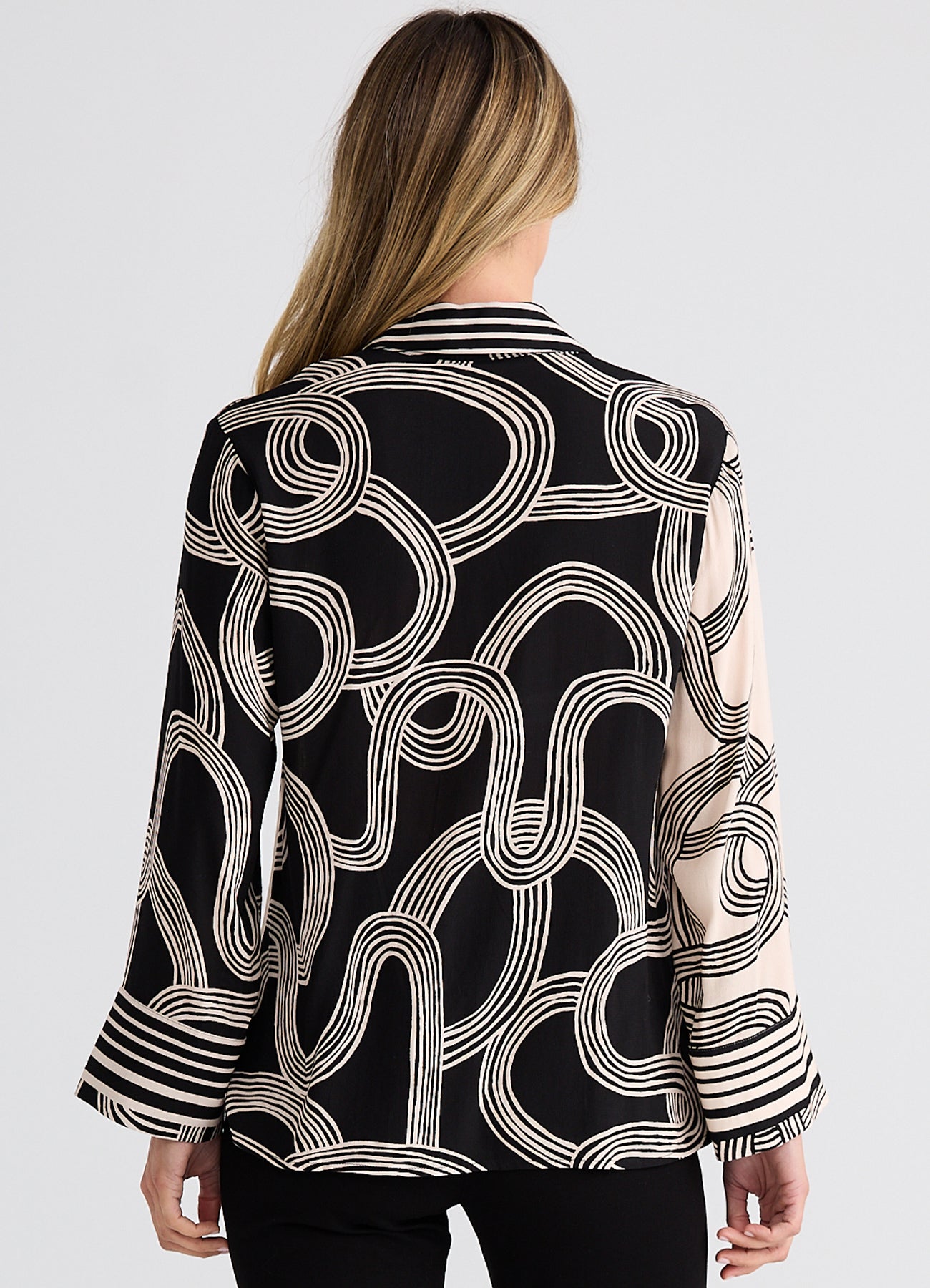 Lucy Shirt : Ink Lines Multi