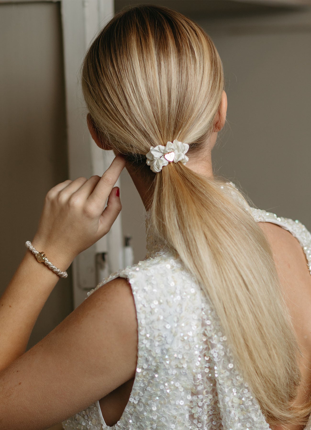2 Hair Tie Box Sets : Cream&Gold