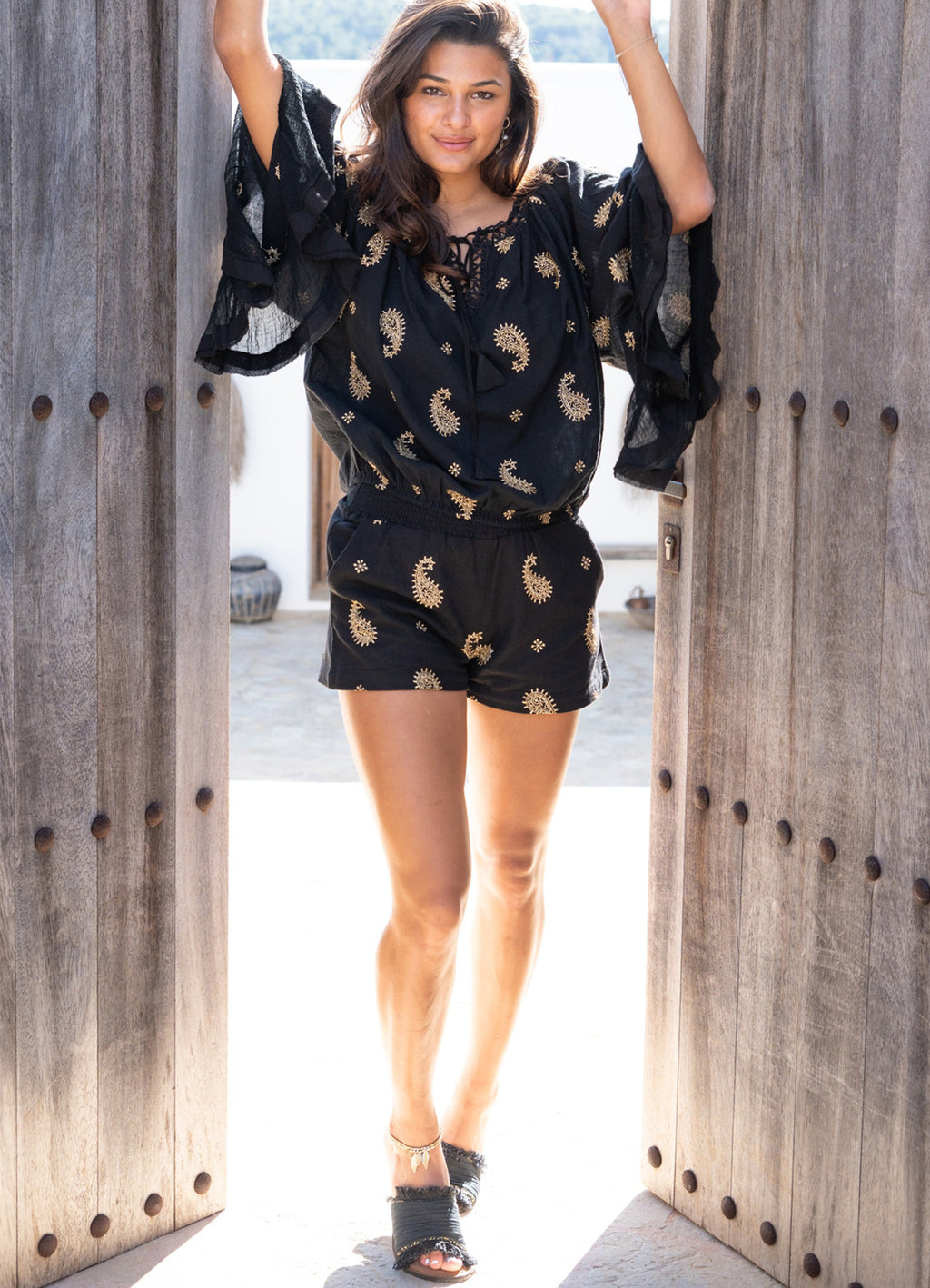 Slipper Inessa Destello Black : Black