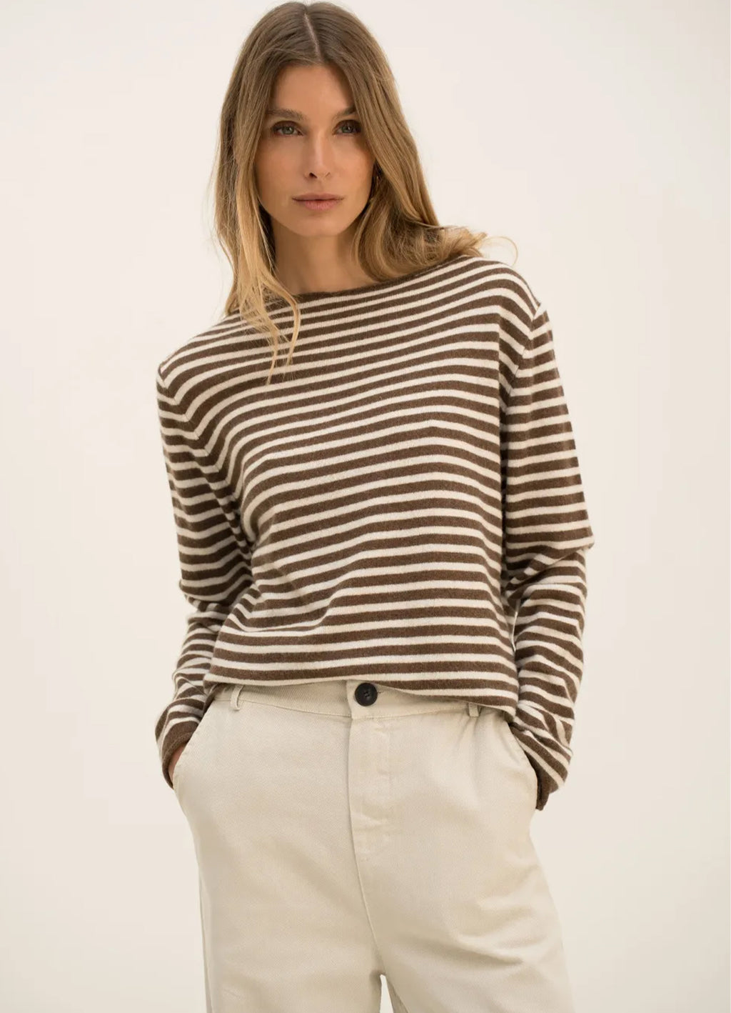 Cashmere : Choco/Blanc