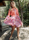 Short Dress Curacao Red : Red