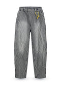 Pant : Navy/White