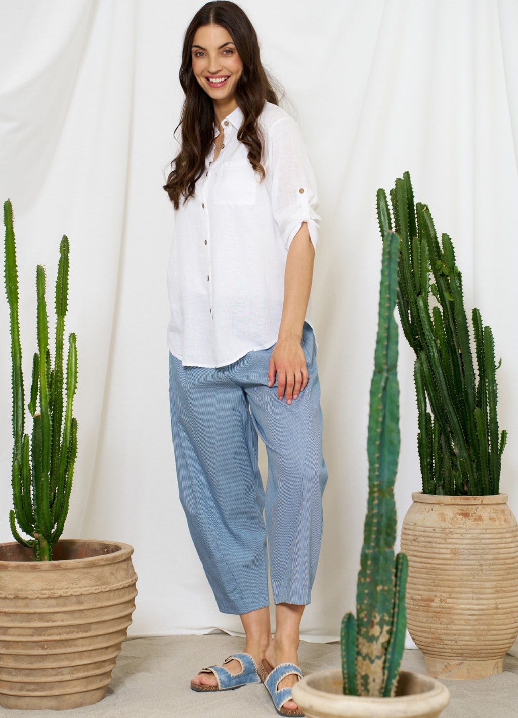 Kiara Shirt : Optical White