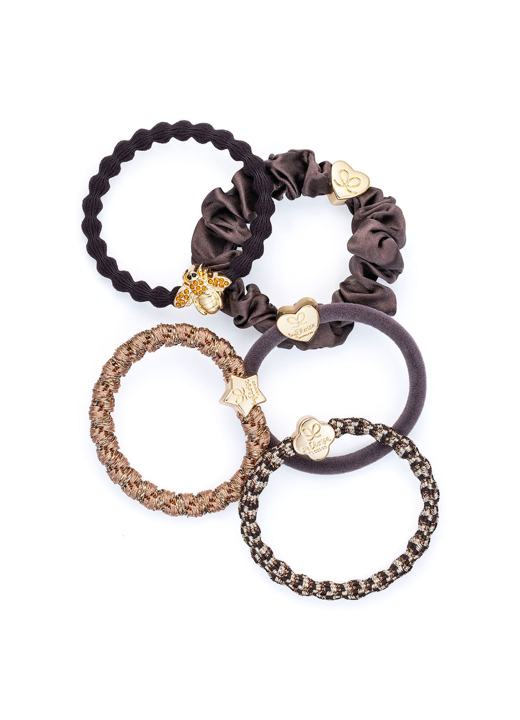 Hair Ties In Box - The Chocolate Box : None
