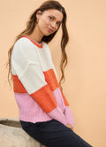 Mayfair Knit : Pink Multi Stripe