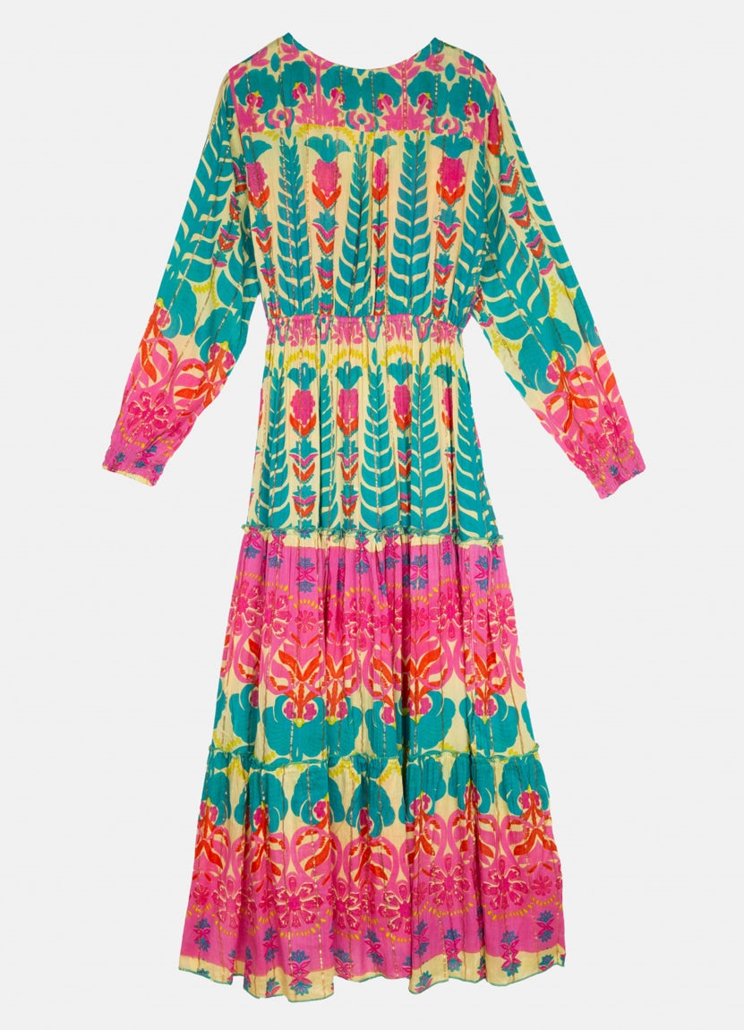 Ipanema Aqua Sleeves Dress : Aqua