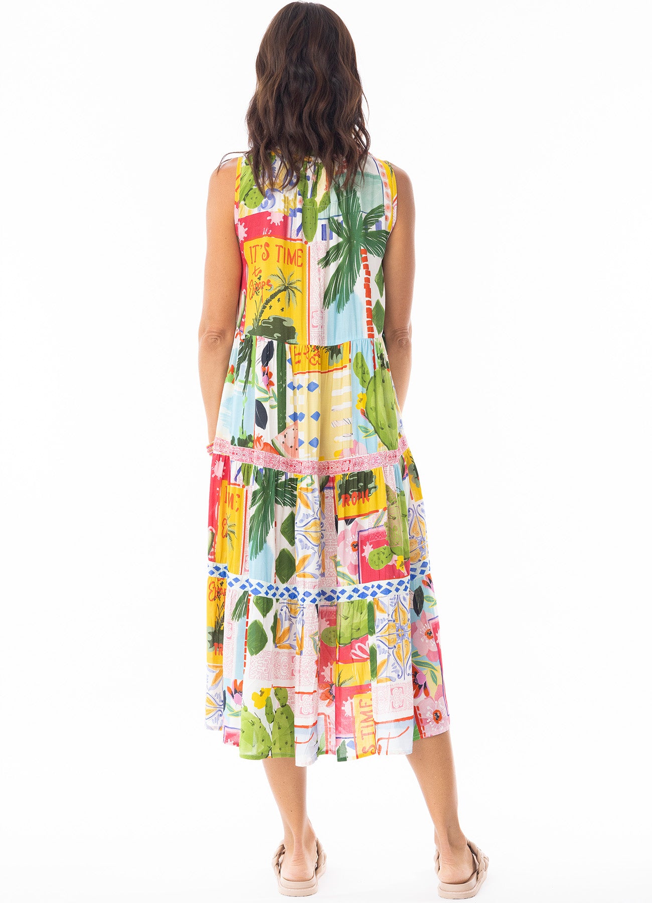 Erica Dress Layers : Print