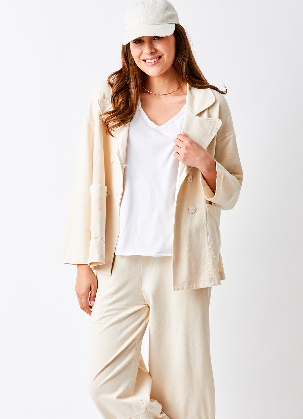 Jega Carrot Shape Joggers : Butter Cream