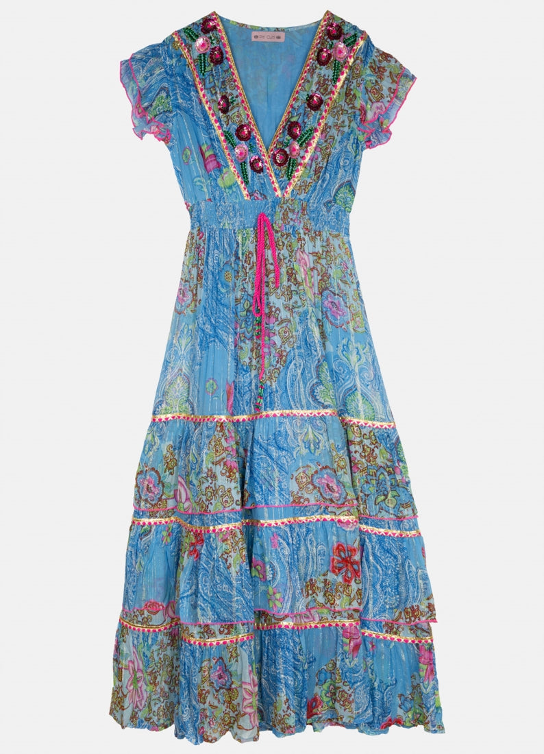 Capri Azul Long Dress : Azul