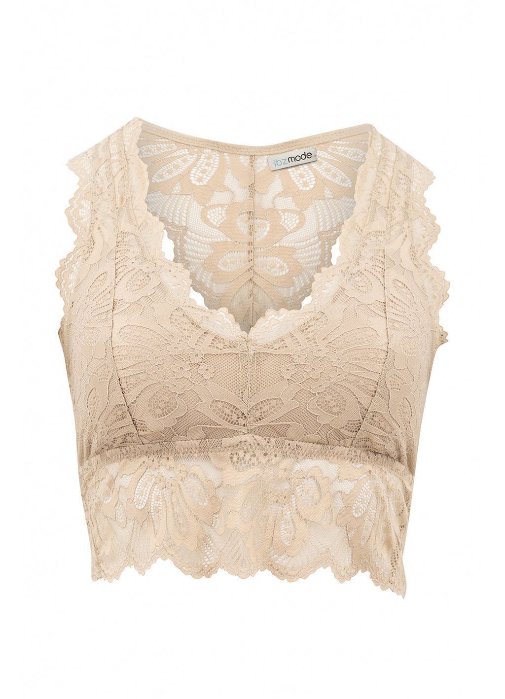 Bralette Lace Taupe : Taupe