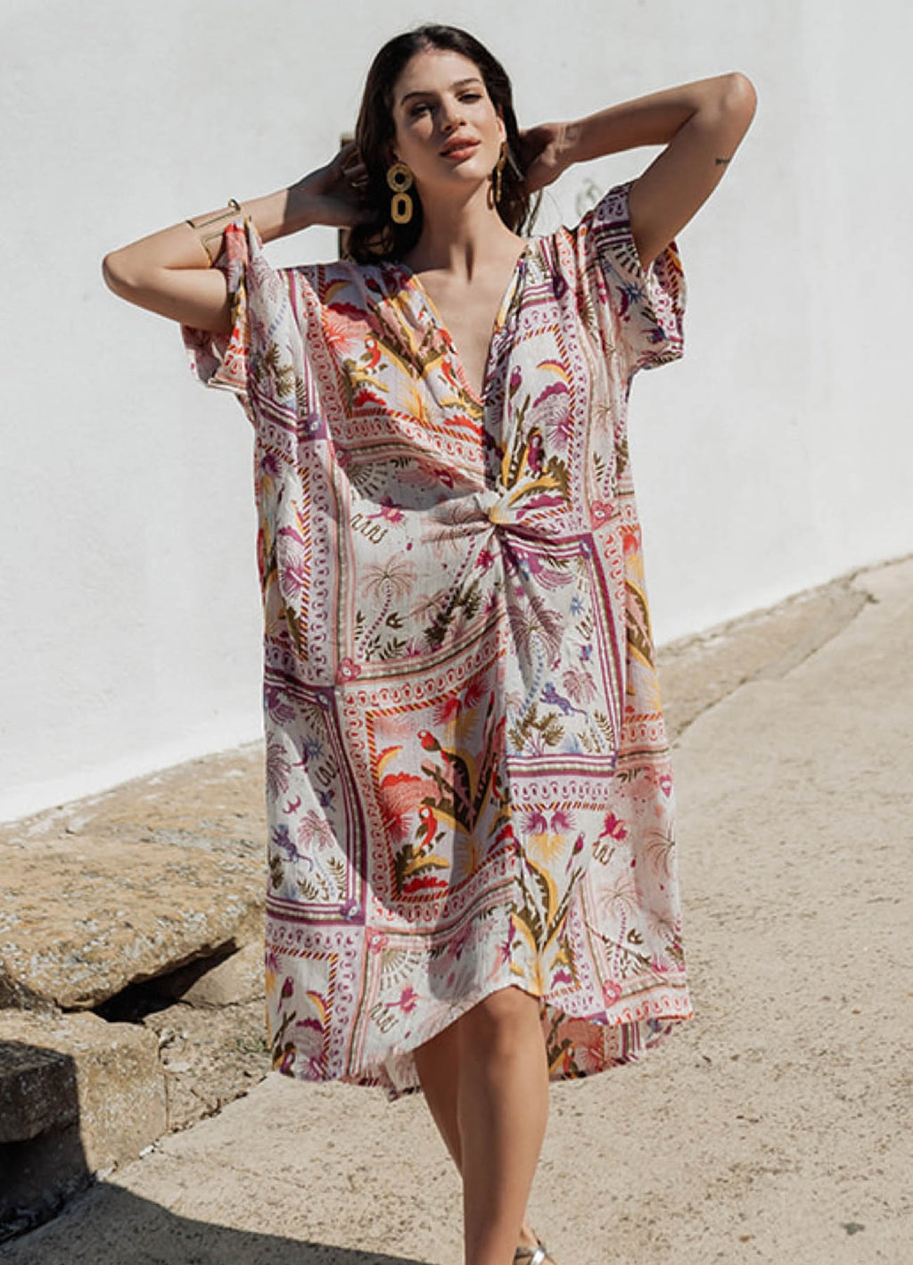 Kaftan : Multicolor