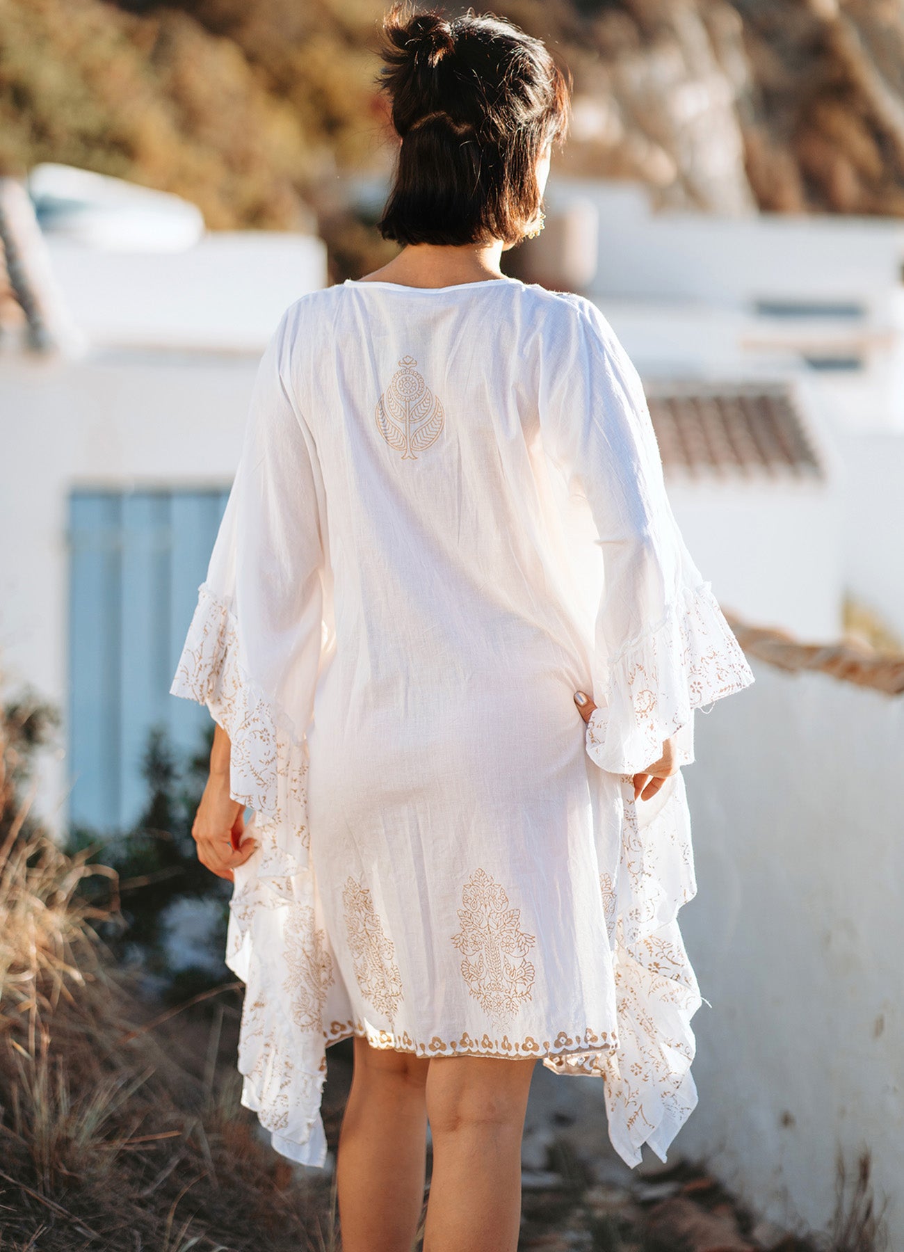 Kaftan : Cream/Sand