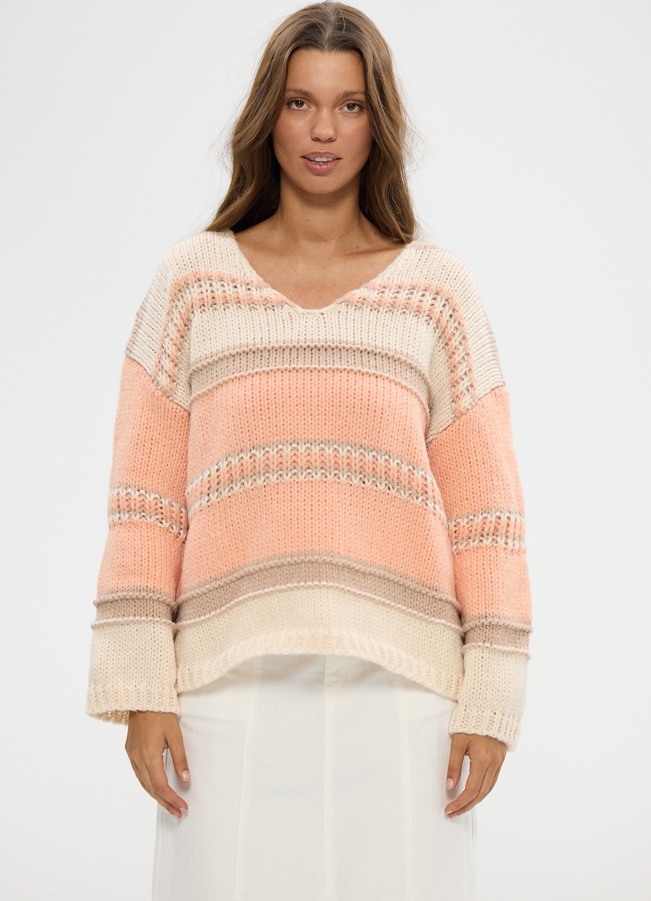 Alore Knit : Coral Multi