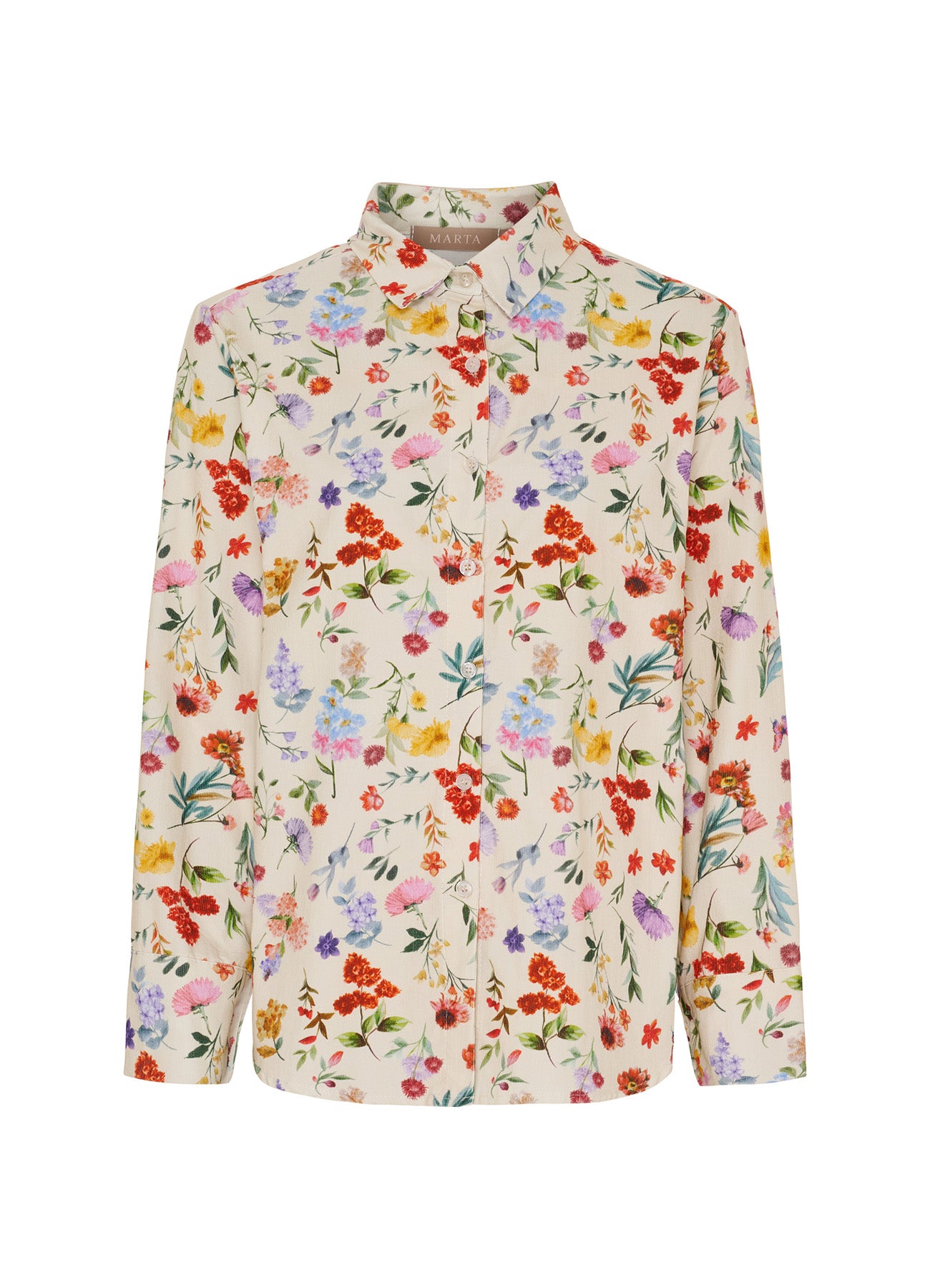 Mdcmagnolia Shirt : Beige Print