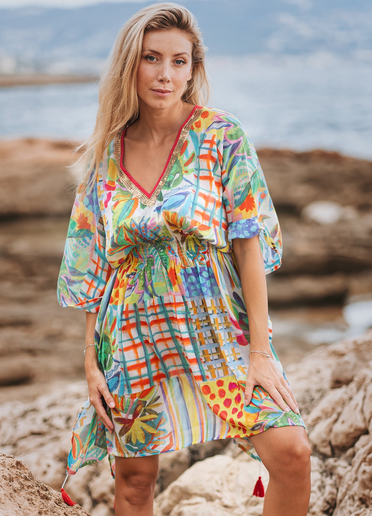 Poncho : Print