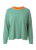 T-Shirt : Ciel/Vert/Orange