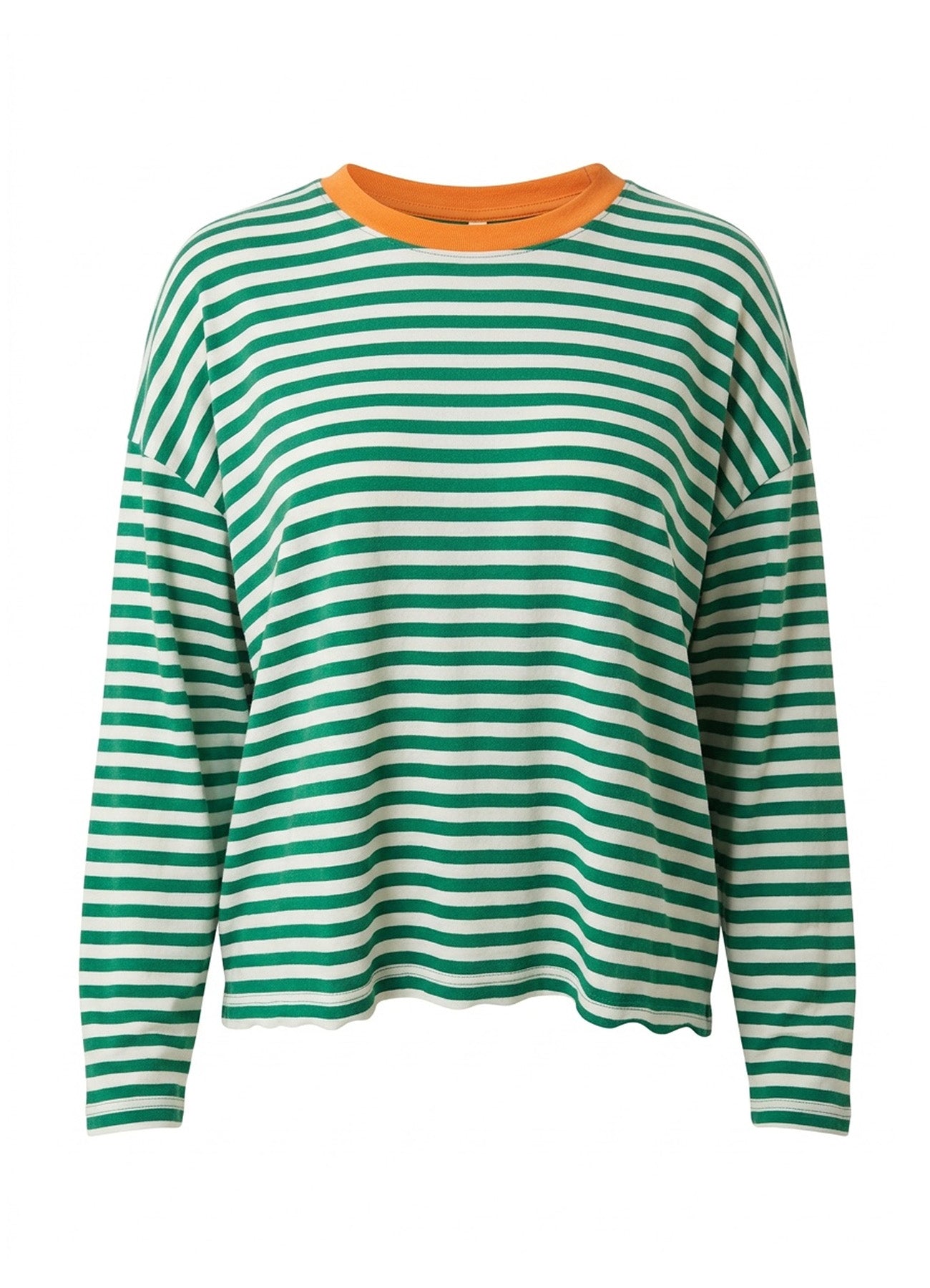T-Shirt : Ciel/Vert/Orange